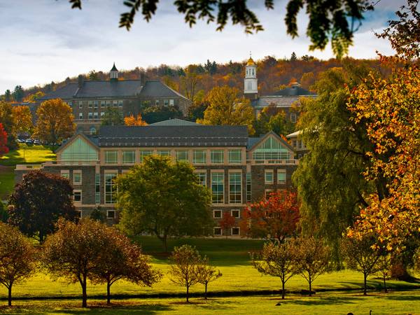 Campus in the fall.